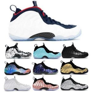 2023 Men Basketball Shoes Penny Hardaway Foam 1 One Pro White Ice Island Green Galaxy Big Bang Floral Metallic Gold Premium Trainers Sneakers