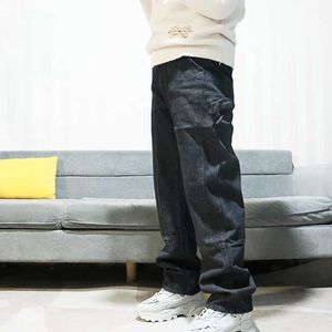 Erkekler Kot erkek geniş kot pantolon pantolon Koreli moda erkekler için kot pantolon jean baggy sokak giyimi erkek büyük boyutlu trendyol erkek denim erkek 2022 z0301