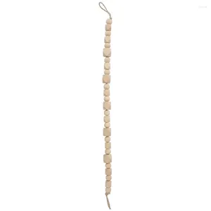 Curtain Tie Rope Trendy Home Decor Magnetic Holdbacks Wooden Beads Drape Decoration Drapery Tieback