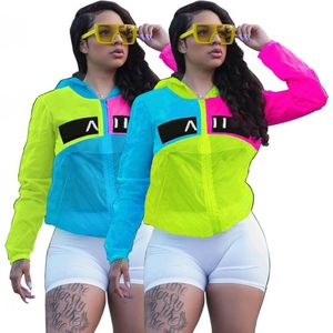 Jaquetas de Jackets de 23Ss feminino Caso de protetor solar Windbreaker Casual Fashion Brand Sports Casal