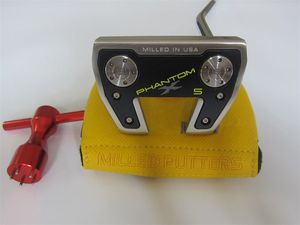 Andra golfprodukter modellerar Phantom X5 Putter Clubs 3233343536 Inch Steel Axel With Head Cover 230313