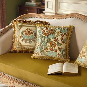 Poduszka francuska okładka ogrodowa rzucanie poduszki eleganckie kolory cojines decorativos para sofa krzesło Almofadas s