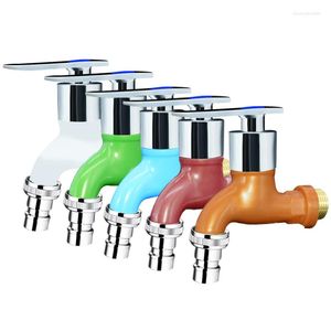 Banyo lavabo muslukları ppr yıkama makinesi musluk 4 puan konektör ev tek soğuk su nozul mutfak aksesuarları