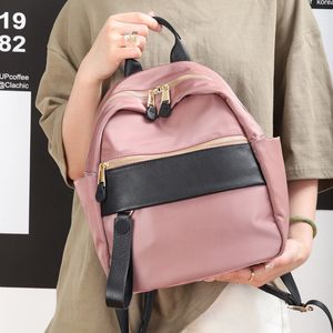 Women Men Backpack Style Genuine Leather Fashion Casual Bags Small Girl Schoolbag Business Laptop Backpack Charging Bagpack Rucksack Sport&Outdoor Packs 9593