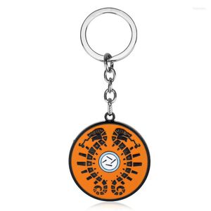 Keychains Mqchu Game Keychain Snake Totem Metal Pendant Keyring For Women Men Car Key Bag Chaveiro Gift-50