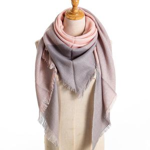 Bandanas Designer 2023 Winter Triangle Scarf For Women Palid Shawl Cashmere Scarves Warm Neck Blanket Lady Bandana