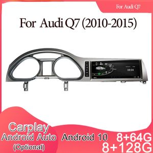 Autoradio Player Android Stereo Car DVD Multimedia Wireless CarPlay GSP WiFi Bluetooth USB 4G för Audi Q7 MMI 3G Adapter