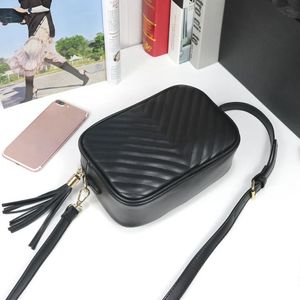 Handbag Women Bags Luxurys Designers 2023 6-color Casual travel tassel small square bag PU material fashion shoulder bag 003