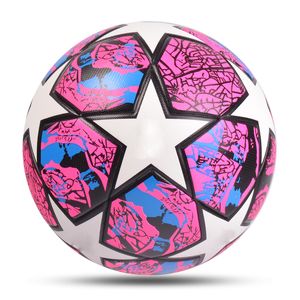 Sporthandskar Soccer Ball Officiell storlek 5 4 Premier Högkvalitativ sömlös mållag Match Balls Football Training League Futbol Topu 230313