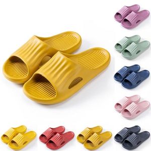 Summer Slippers Slides Shoes Men Women Sandal Platform Sneaker Red Black White Pink Blue Gul Sandals Trainer Outdoor Indoor Slipper Storlek 36-45