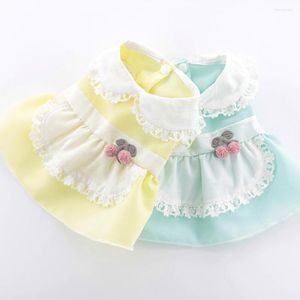 Hundkläder Stylish Pet Vest Valp ärmlösa kläder Dekorationsklänning Sommar Small Princess Cosplay Costume For Home Wear