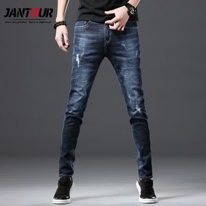 Mäns jeans vår sommar bomulls jeans män hög kvalitet berömda märke denim byxor mjuka män byxor mäns modemän jean man 230313