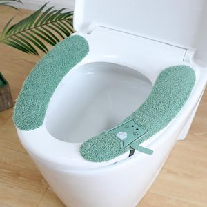 Toilet Seat Covers High End Comfortable Sticker Waterproof Pad Washable Cover Warm