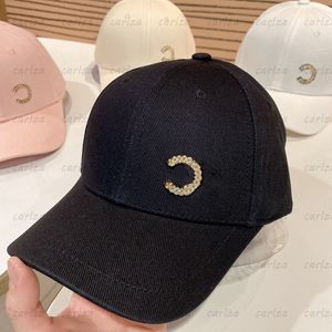 Luxury Sport Caps Designer Hat Casual Baseball Cap för Women Fashion Circle Sequin Letters Mens Casquette Fitted Hats Womens Beanie 5 Färger