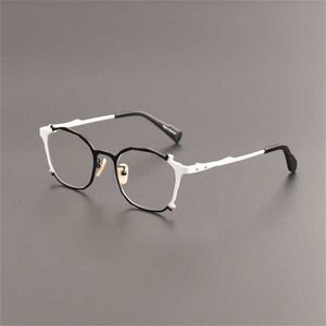 Occhiali da sole di marca Nuovi occhiali fatti a mano giapponesi Maruyama Same MM-0047 Designer Colore Cown Matching Personalized Eyegylass Fashion Trend