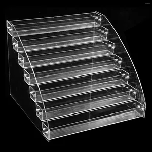 Hooks Sunglasses Organizer Acrylic Display Stands Eyeglasses Holders Bracket Transparent Shelf Glasses Rack Store Decor