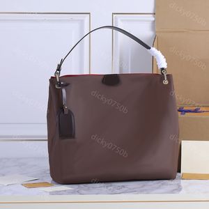 Designer Totes Luxury Woman Bag Handbag Purse Shoulder Tote Påsar för kvinnor Handväskor Blomma rutnät Serienummer Fashion Classic Casual Lady Presbyopia Väskor