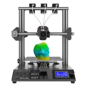 Stampanti Stampante 3D Geeetech A20T 3 in 1 uscita Aggiornamento proprietà miste GT2560 V4.1B Scheda di controllo Open Source 250 250mm LCD2004 FDM CEStampanti