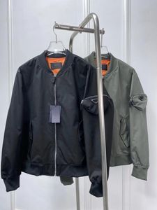2023 novas jaquetas de grife elegantes bolsos com zíper emendados designs de grife de luxo jaquetas curtas masculinas