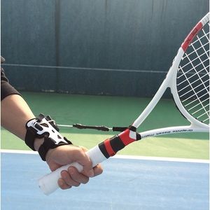 Other Sporting Goods Tennis Wrist Fixing Trainer Training Tool Professional Practice Serve Balls Exercise Machine Self study Correct Posture 230311