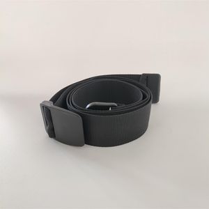 Belts 110/125cm length unisex outdoor sports quick dry nylon plastic buckle belt waist anti allergy super thin men jeans belt