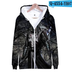 Felpe con cappuccio da uomo Fashion Brand Knights Templar Hip Hop Men Zipper Jacket Felpe Primavera Inverno Felpa con cappuccio Boy Pullover Plus Size