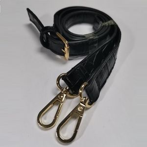 Bolsa de acessórios de peças de bolsa Cinturão padrão para sacos ajustáveis ​​finos longos tira de ombro de ombro marrom preto 120cm 230311