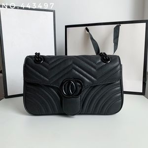 Marmont Designer-Taschen, Damen-Geldbörsen, italienische Luxusmodemarke, Größe 26 x 15 x 7 cm, Modell 443497