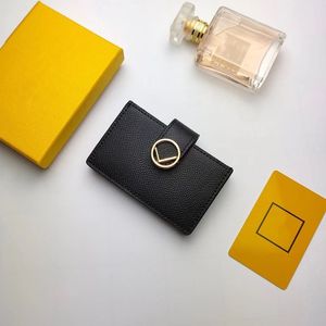 2023Luxury Designer Card Holder本物の革の財布ファッションf女性財布メンズキーリングクレジットカードウォレットバッグ旅行ドキュメントパスポート所有者