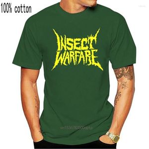 Herren-T-Shirts, INSECT WARFARE, gelbes Logo-Shirt, Nasum Phobia SOB, individuell bedrucktes T-Shirt, Hip Hop, lustiges T-Shirt für Herren