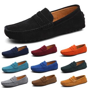 Men Sapatos casuais Saúde Triple Black Navy Brown Wine Belic Red Taupe Sky Blue Borgonha Menns tênis ao ar livre Tamanho da caminhada 40-45 Setenta e seis