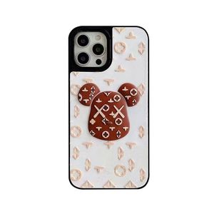 Lindas capas de telefone LU para iPhone 15 14 13 12 11 Pro Max Excelente bolsa de silicone de alta qualidade 18 17 16 15pro 14pro 13pro 12pro X Xs 7 8 Plus Capa de luxo com embalagem de caixa de logotipo