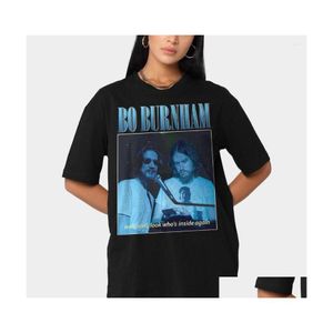 Męskie koszulki męskie koszule bo Burnham koszula Witamy w Internecie Vintage Drop Delivery Failel Tees Dhkt2