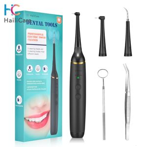 Other Oral Hygiene Portable Electric Sonic Dental Calculus Remover Tooth Polisher Tartar Plaque Stains Removal Oral Teeth Cleaner Whitening 230311