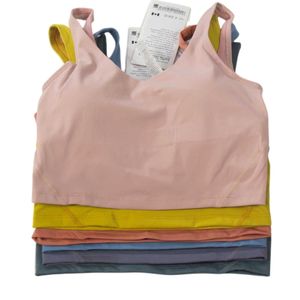 Align Abbigliamento Yoga Gilet sportivo da donna Reggiseno con retro a U Fiess Jogging con cuscinetto per il seno foderato Intimo da palestra Canottiere da donna Taglia 2-10 93948 59244