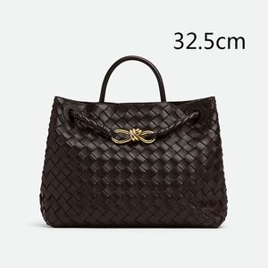 Totes Andiamo Einkaufstasche Intrecciato Taschen Schultertasche Große Damenhandtasche Geldbörse Umhängetasche Hobo-Beutel Abnehmbare Träger Lederhandtaschen Einkaufen