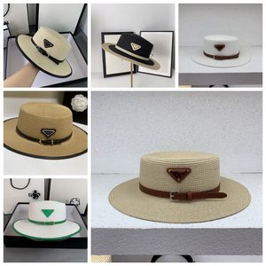 مصمم قبعة من القش جنتلمان قبعات واسعة حافة القبعات أعلى قبعة الشمس قبعة الموضة محبوك قبعة للرجال والنساء الصيف في الهواء الطلق قبعات للشاطئ