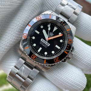 Wristwatches Water Ghost Mechanical Watch For Men Swim SD1954C STEELDIVE Swiss Luminous Custom Made 30Bar Waterproof Retro Dive Wristwatches 230313