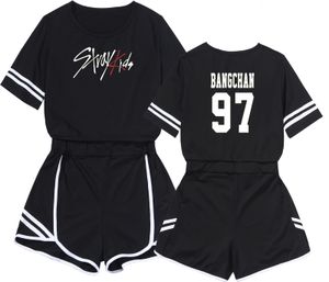 Women's Two Piece Pants Two Piece Set Women Straykids Pity Twinset Motion Suit Suit-dress Leisure Time Self-cultivation Short Skirt Stray Kids 230313
