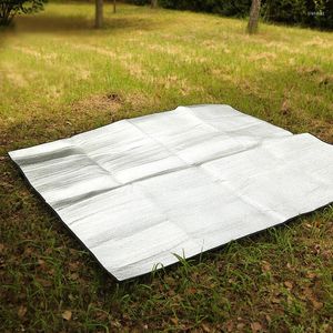 Camp Furniture Double-sided Aluminum Foil Mat Sleeping For Camping Portable Insulating Thermal Blanket Foldable Tent Floor Ultra