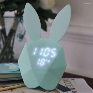 Luzes noturnas LED LED Light Digital Clock