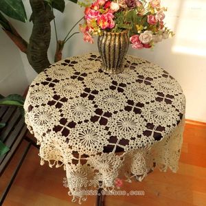 Bordduk 2014 Design French Classic Nice Handmade Crochet Square Cutout Vintage Cotton Sticked Cover