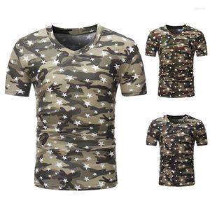 Men's T-skjortor Fashion Coolmax Tactical Camouflage Shirt Män andas snabb torr amerikansk arméstrid T-shirt Hunt 6Q1781