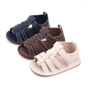 First Walkers Summer Children Shoes Baby Girls Peuter Soft Non-Slip Kids Candy Jelly Beach Boys Casual Romeinse slippers