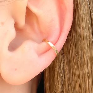 Ear Cuff 925 Silver Ear Clip 14K Gold Filled Jewelry Handmade 10mm Ear Cuff Fake Piercing Oorbellen Pendientes Boho Earring For Women 230311