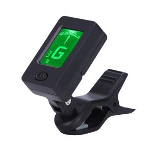 Tuner de guitarra acústico de clipe profissional de 360 ​​graus Tuner digital elétrico para guitarra de guitarra de guitarra de guitarra acessórios