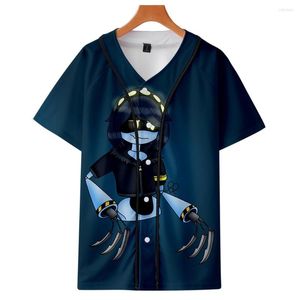 Erkekler Tişörtleri 3D Baskı Cinayet Dronları İnce Beyzbol Üniforma Hip-Hop Giysileri Harajuku Polyester Tee Benzersiz Üstler