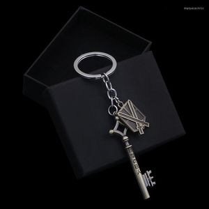 Kedjor Attack på Titan KeyChain No Kyojin Pendant Bead Leather Neckor Cosplay Animation Tillbehör Drop smycken gåva för män kvinnor