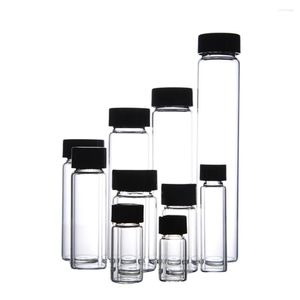 2ml To 60ml Transparent Glass Sample Vial Laboratory Reagent Bottle Small Clear Vials For Experiment