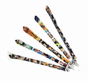 Мобильный сотовый телефон Charm Classic Haikyuu японский аниме -аниме Lanyard CayChain ID Cread Card Cover Pass Badge Badge Bags Holder Holder Accessories Ohlosale